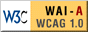 Level A conformance icon, W3C-WAI Web Content Accessibility
Guidelines 1.0